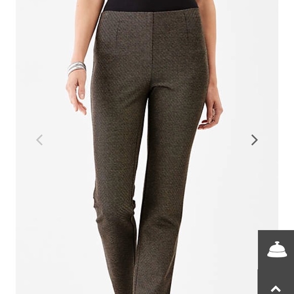 ponte slim leg trousers